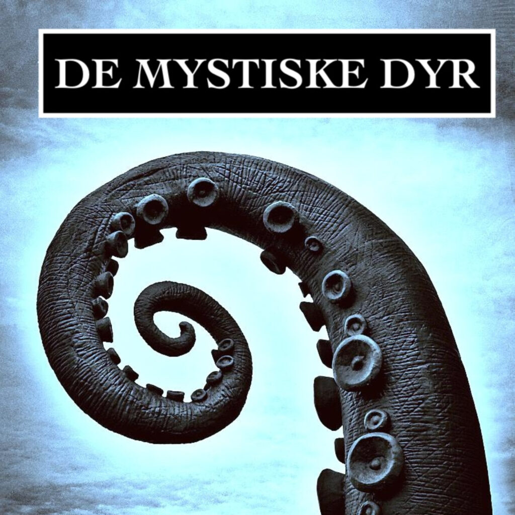 Det blå cover til podcasten De Mystiske Dyr